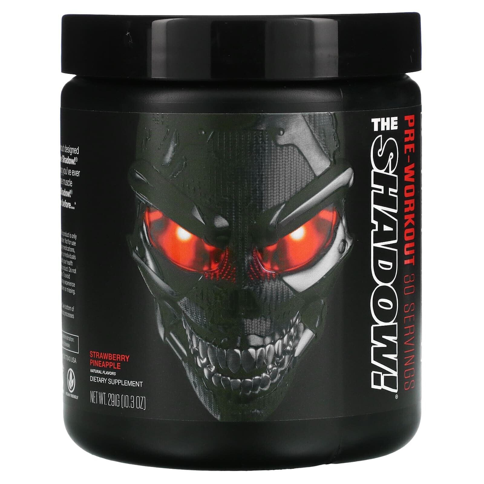 The Shadow, Pre-Workout, Blue Raspberry, 9.5 oz (270 g)