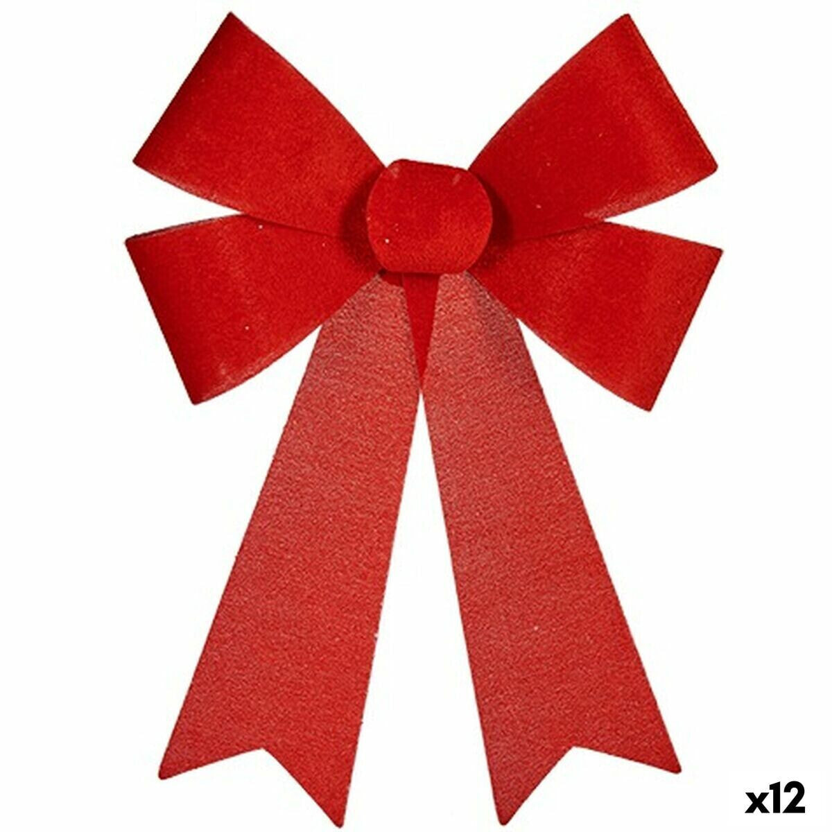Lasso Christmas bauble Red PVC 32 x 41 x 6 cm (12 Units)