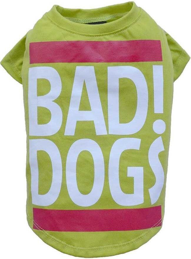 DoggyDolly Bad Dogs T-shirt green. L