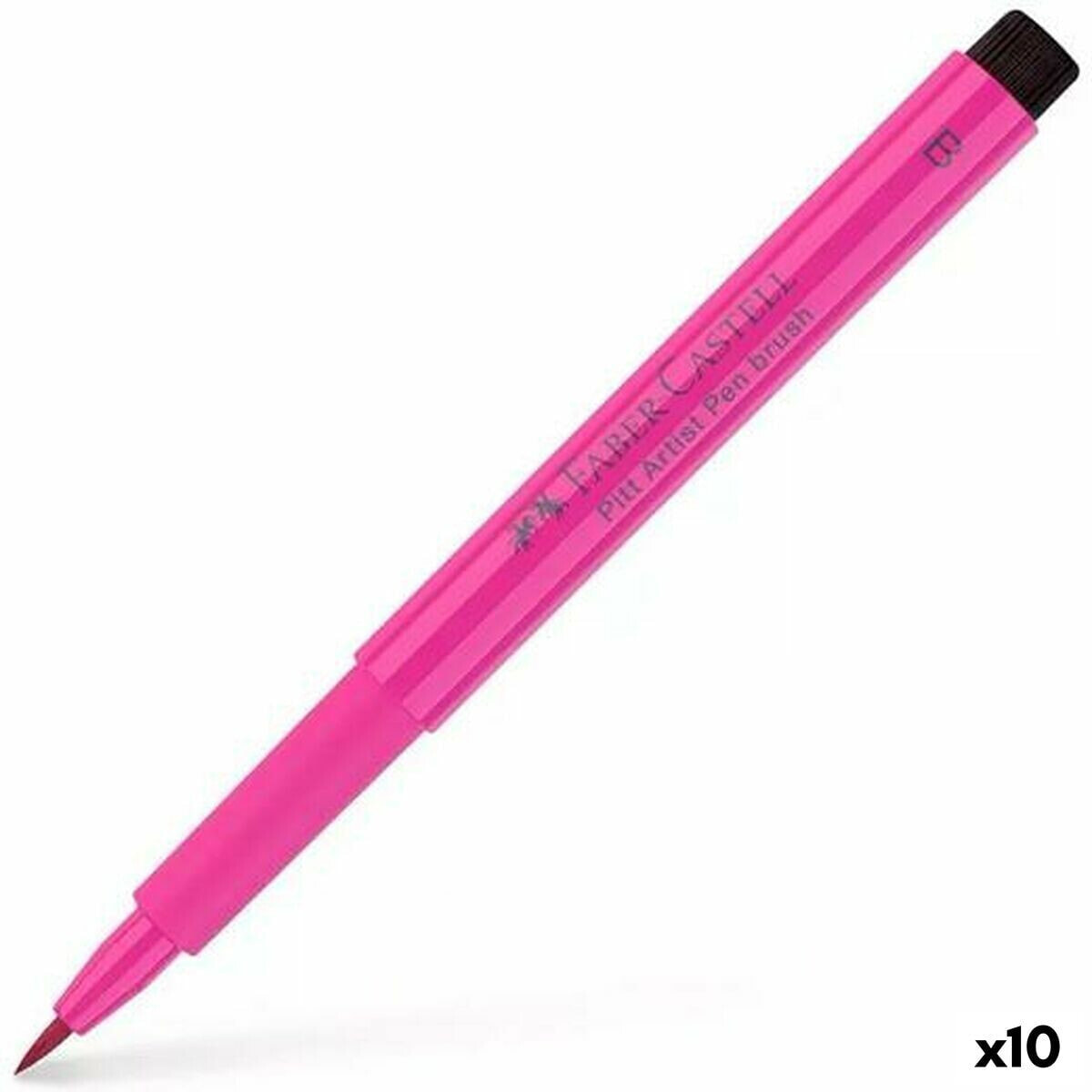 Felt-tip pens Faber-Castell Pitt Artist Pink (10 Units)