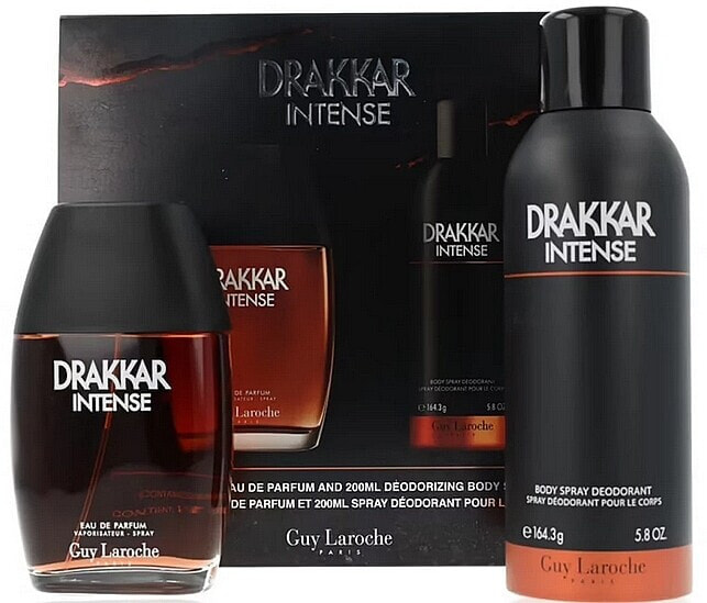 Guy Laroche Drakkar Noir Intense - Duftset (Eau de Toilette 100ml + Deospray 200ml)