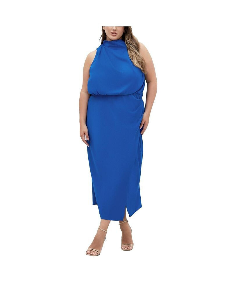 CITY CHIC plus Size Limelight Halter Dress