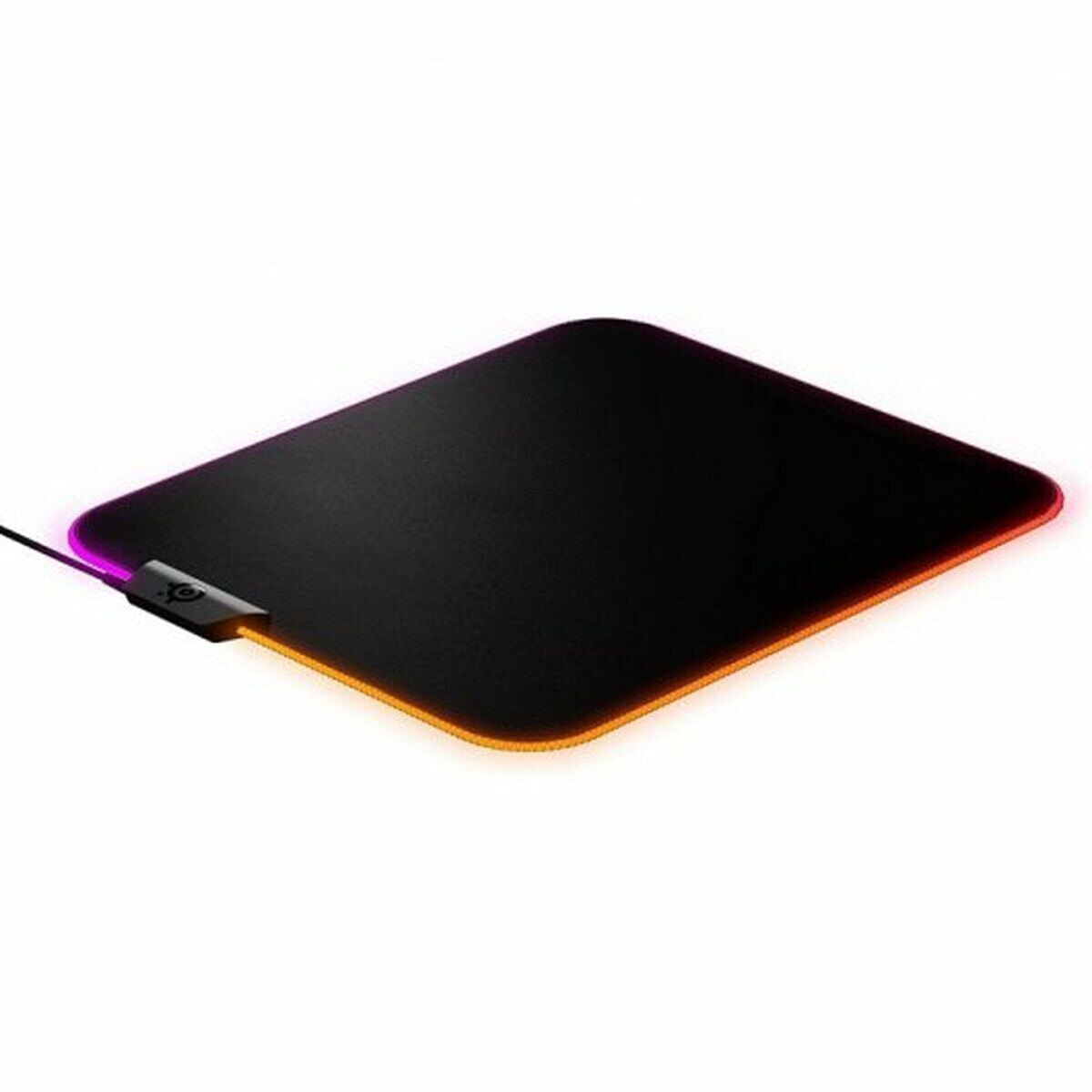 Игровой коврик SteelSeries QcK Prism Cloth RGB Гейминг Чёрный Разноцветный