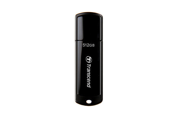 Transcend JetFlash 700 - 512 GB - USB Type-A - 3.2 Gen 1 (3.1 Gen 1) - Cap - 8.5 g - Black