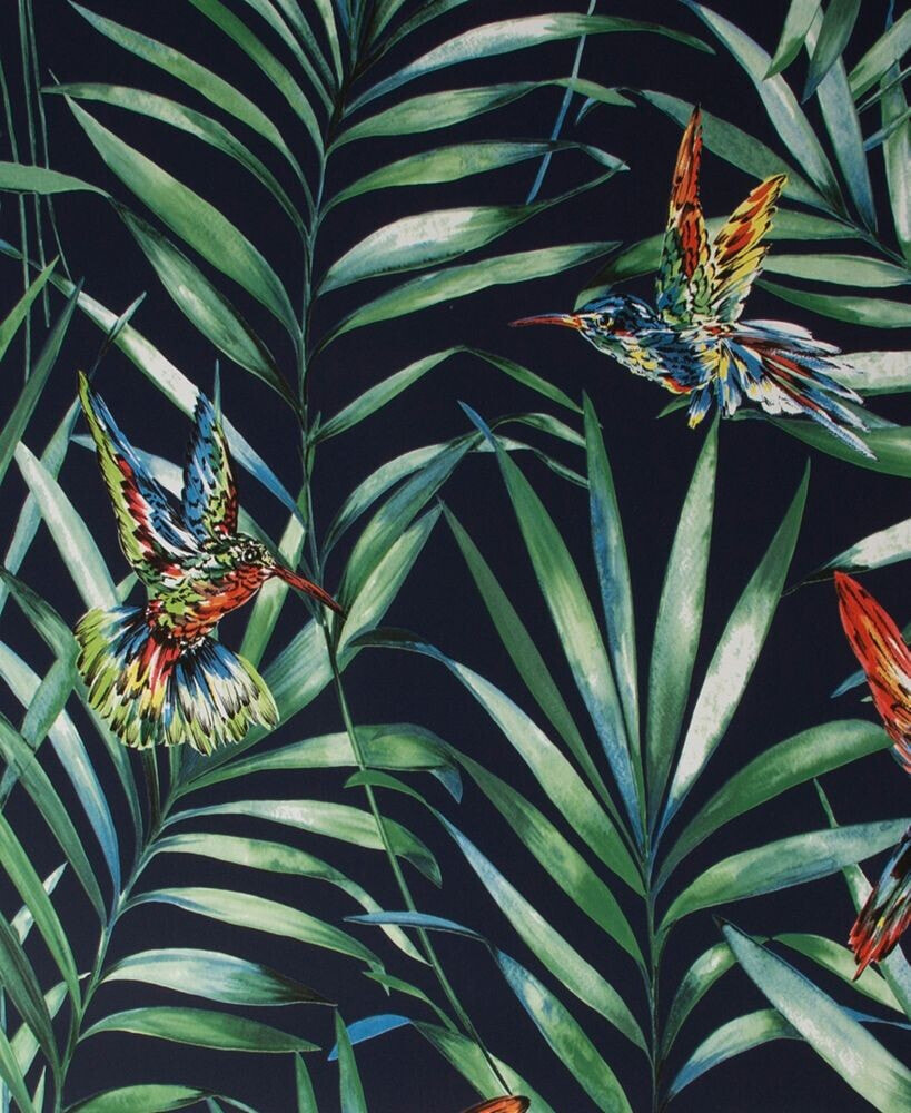 Transform tropical Birds Peel and Stick Wallpaper