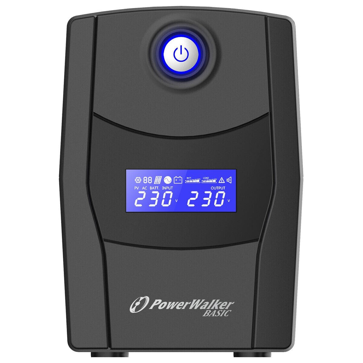 Uninterruptible Power Supply System Interactive UPS Power Walker VI 1000 STL 600 W