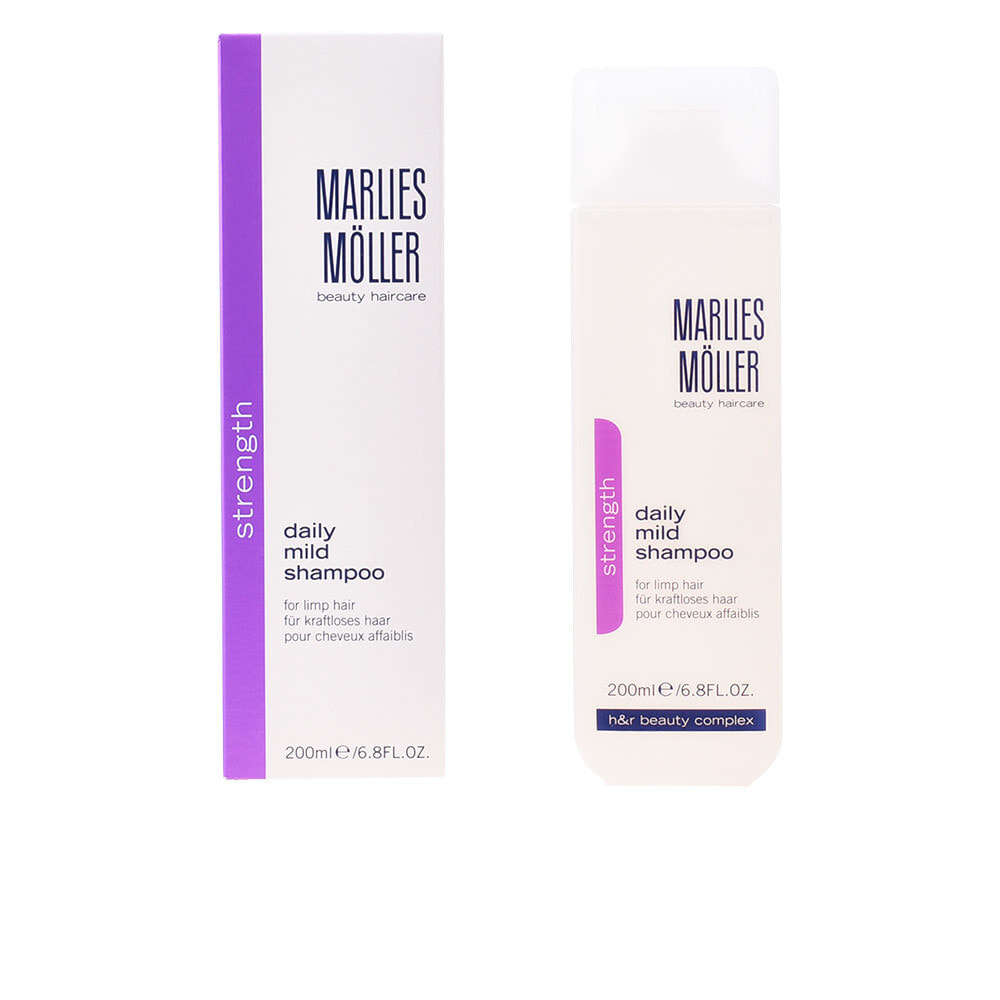 Marlies Moller Strength Daily Shampoo Ежедневый питательный шампунь для всех типов волос 200 мл