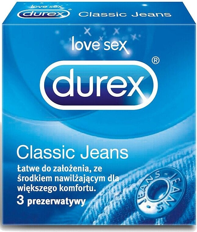 Kondome 3 St. - Durex Classic Jeans