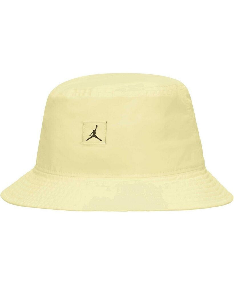 Jordan men's Brand Yellow Jumpman Washed Bucket Hat