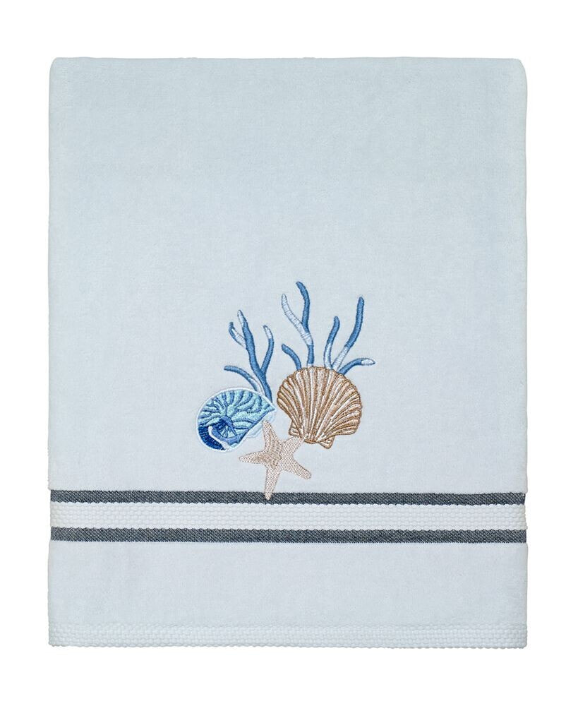 Avanti blue Lagoon Ombre Seashells Bath Towel, 27