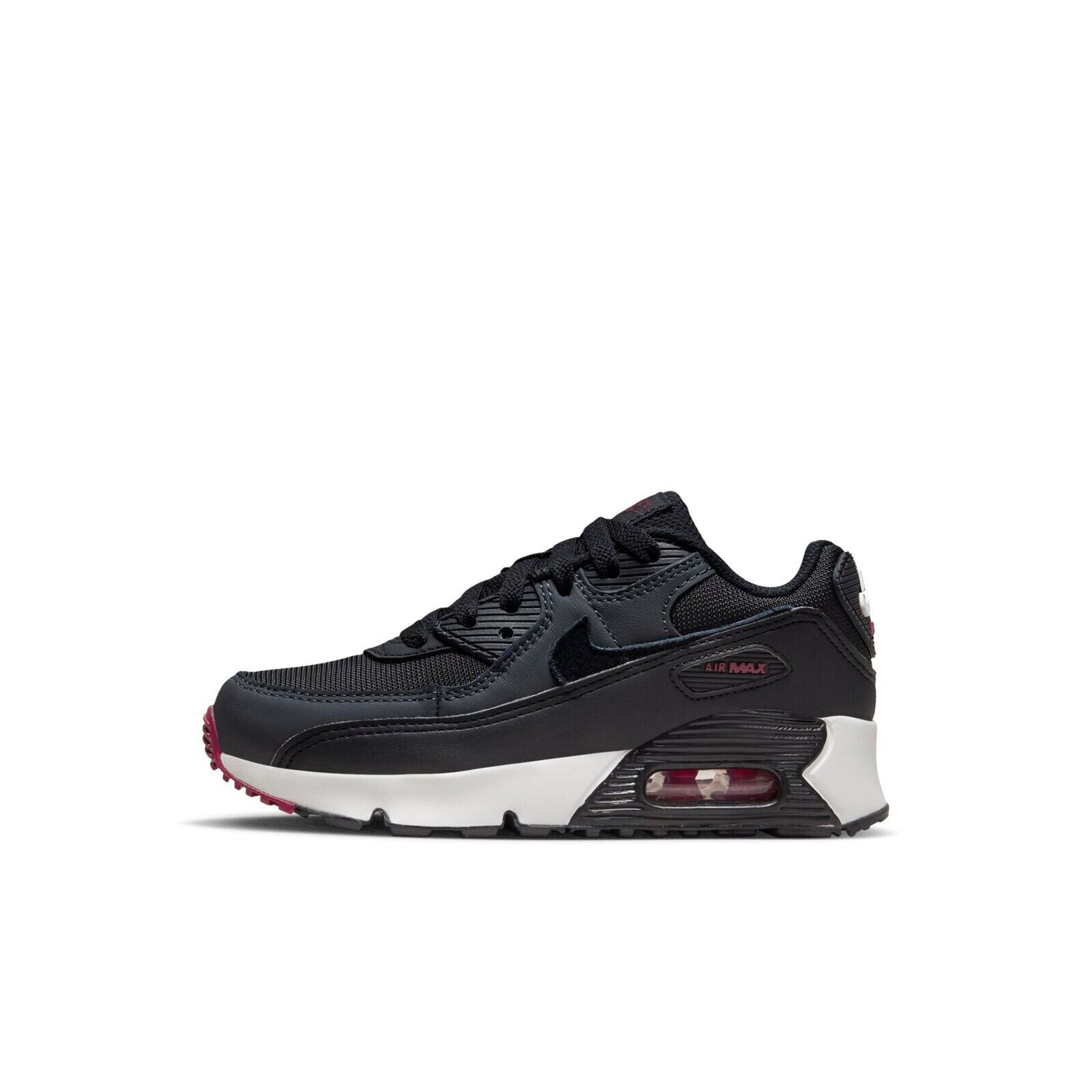 [CD6867-022] Preschool Nike AIR MAX 90 LTR 'ANTHRACITE TEAM RED (PS)'