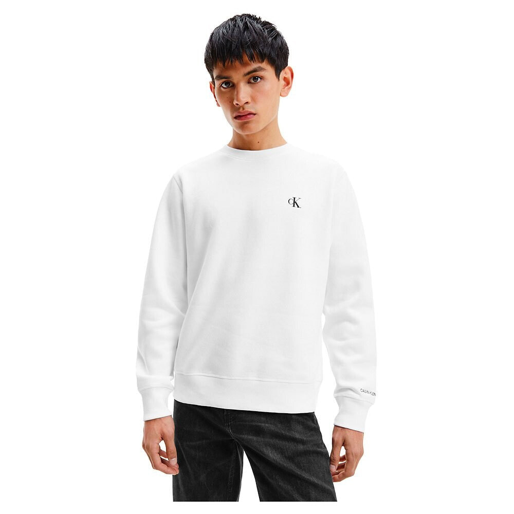 CALVIN KLEIN JEANS Cotton Blend Crew Sweatshirt