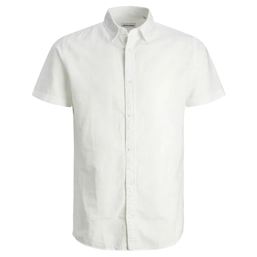 JACK & JONES Linen Short Sleeve Shirt