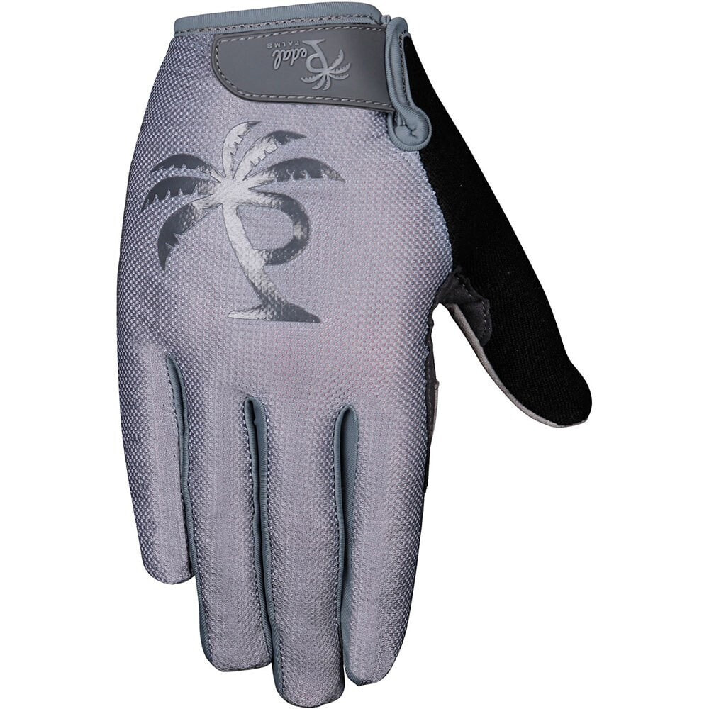 Pedal Palms Greyscale Long Gloves