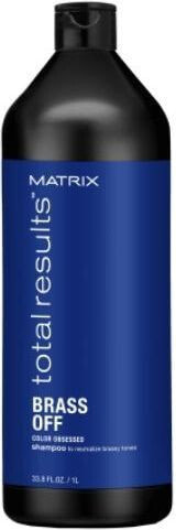 Matrix Total Results Brass Off Color Obsessed Shampoo Шампунь, нейтрализующий медные оттенки и подчеркивающий холодные тона 1000 мл