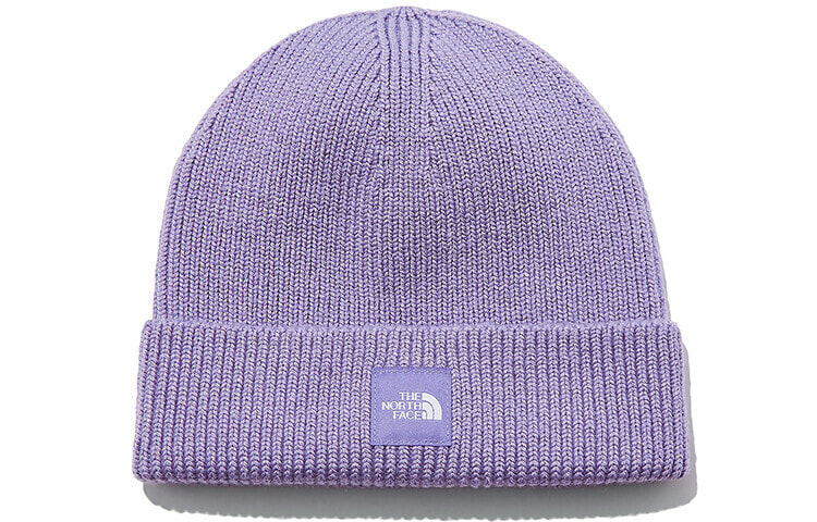 北面THE NORTH FACE 贴标图案小Logo 绒线帽 男女同款 香芋紫 / Шапка Logo Fleece Hat NE3BL50T