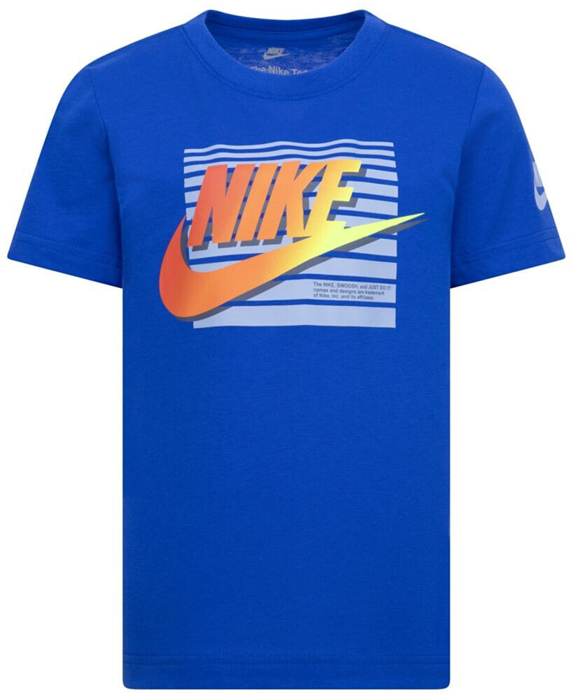Nike little Boys Futura Block Short Sleeve T-shirt