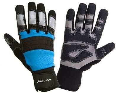 Lahti Pro Workshop gloves black and blue s.10 (L280710K)