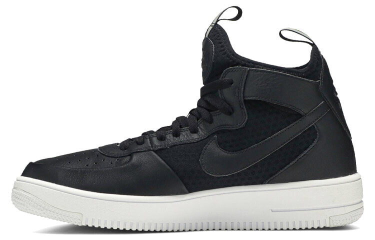 Nike Air Force 1 Mid 高帮 板鞋 男款 黑色 / Кроссовки Nike Air Force 864014-001