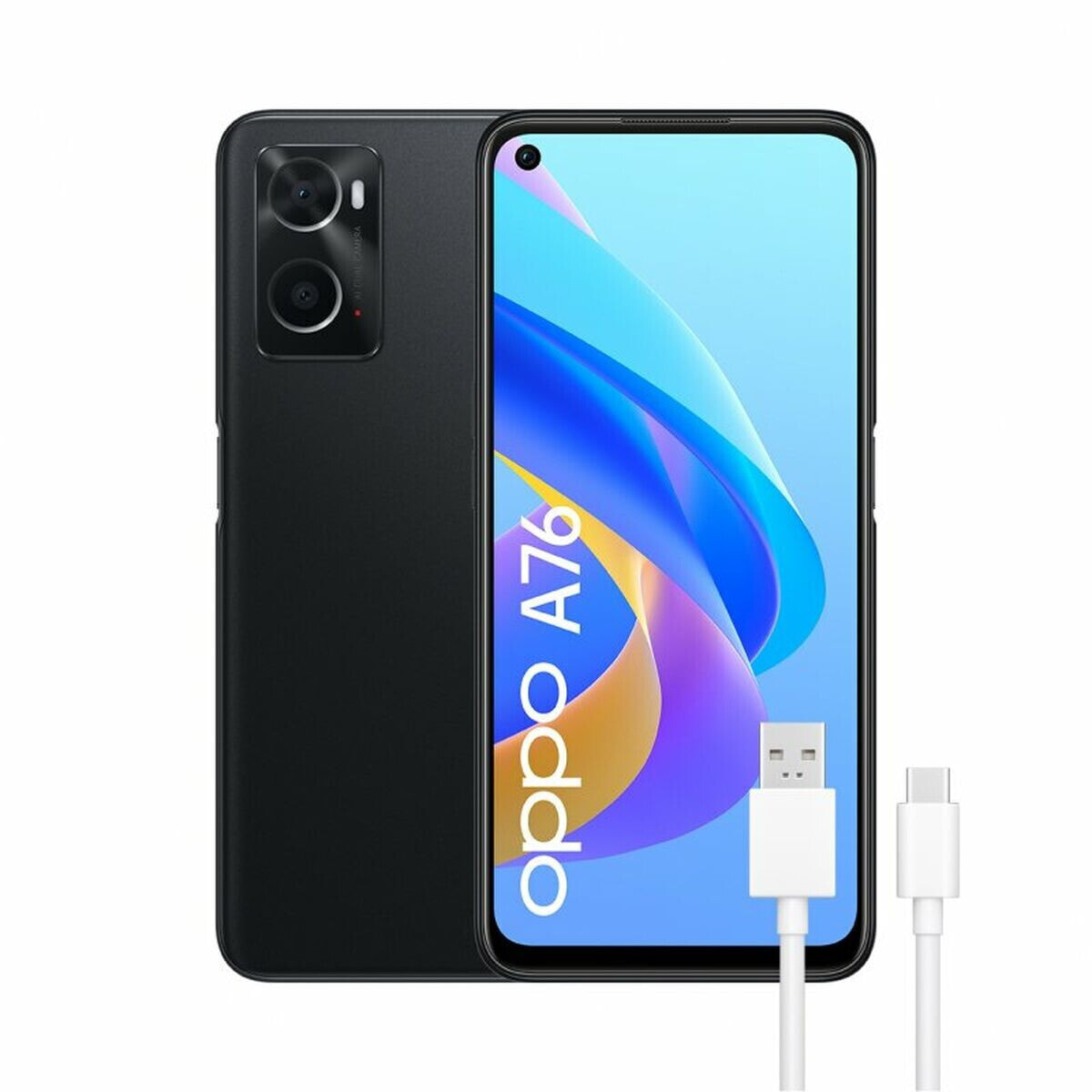 Smartphone Oppo A76 Black 6,56