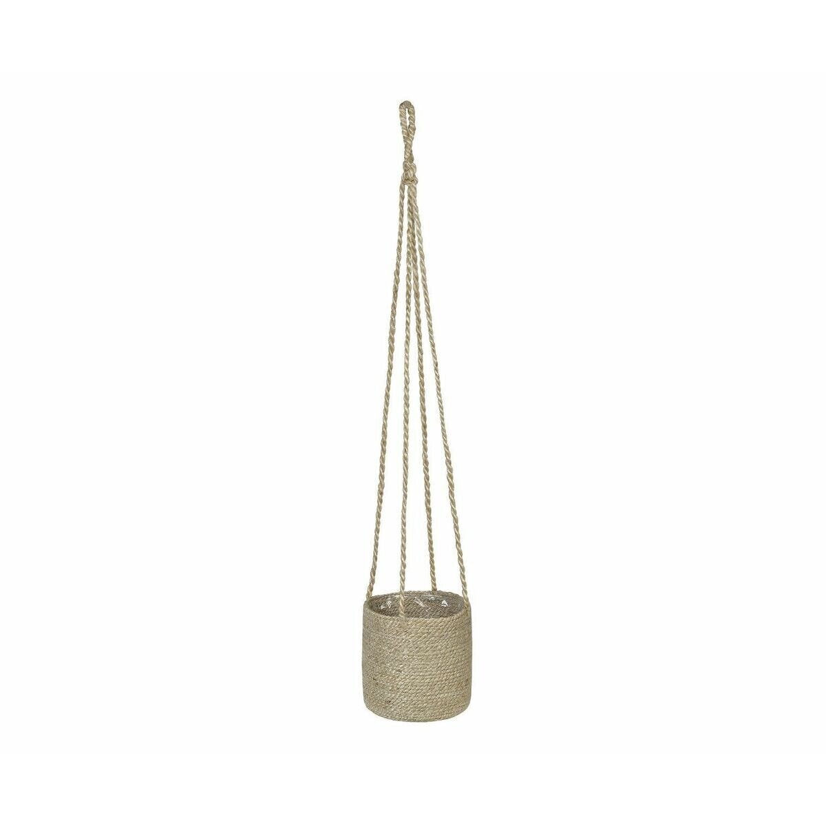 Hanging Planter Alexandra House Living Beige Jute 16 x 90 x 16 cm