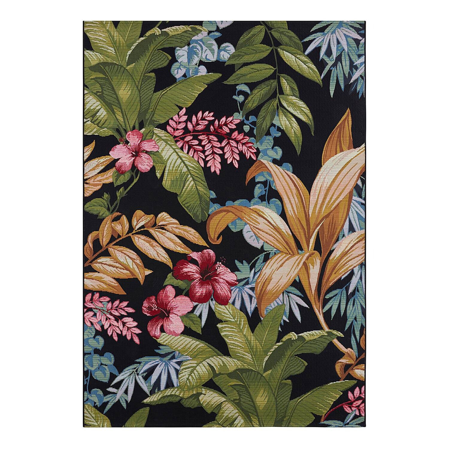 In-/Outdoor Teppich Tropical Flowers