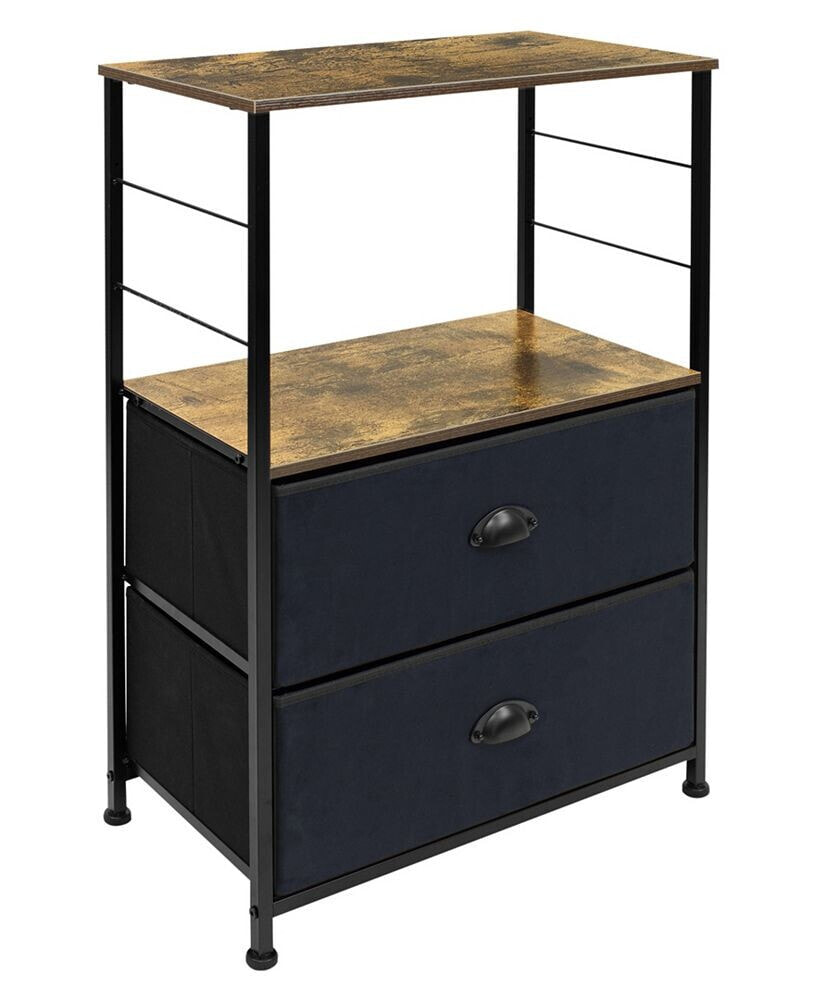 2 Drawer End Table