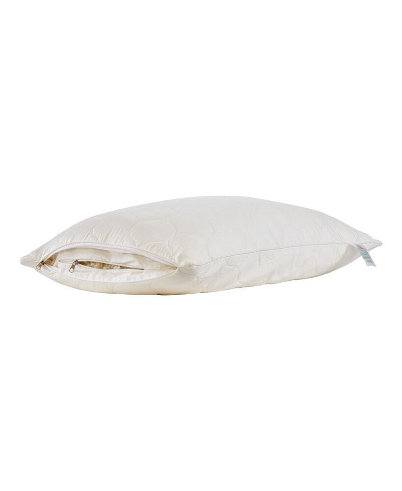 Sleep & Beyond mywoolly, Natural, Adjustable and Washable Wool Pillow, Standard