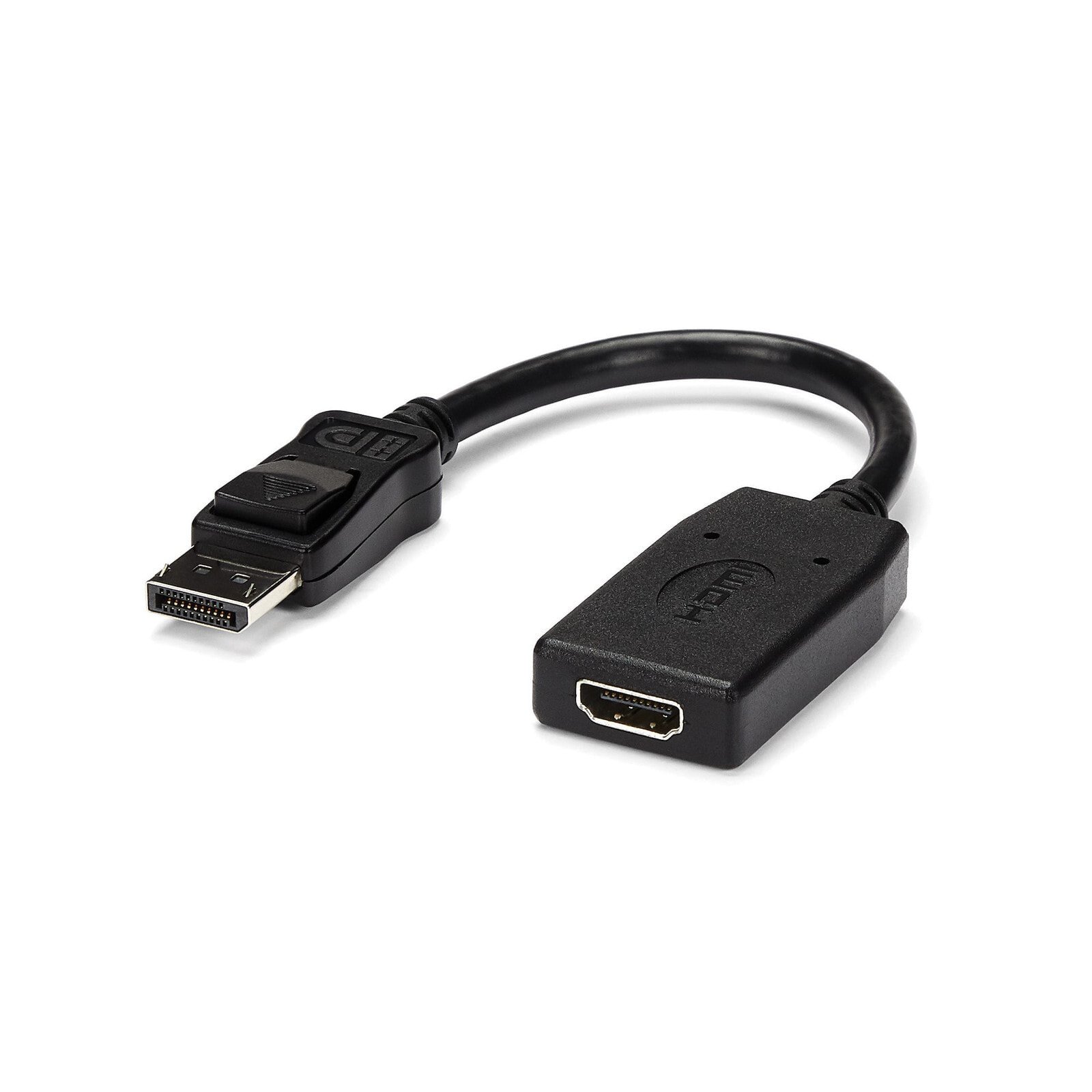 StarTech.com DP2HDMI видео кабель адаптер 0,24 m HDMI Тип A (Стандарт) DisplayPort Черный