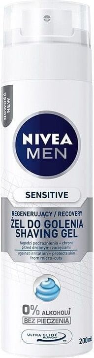 Nivea Men Sensitive Shaving Gel Восстанавливающий гель для бритья для чувствительной кожи 200 мл