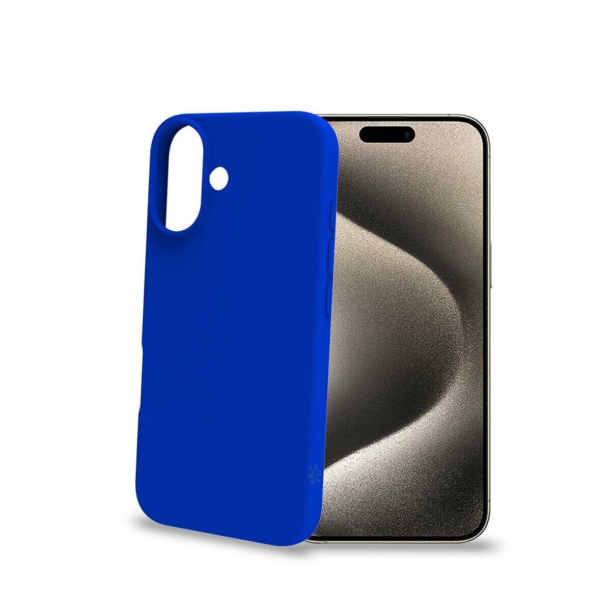 Mobile cover Celly IPHONE 16 Blue Apple