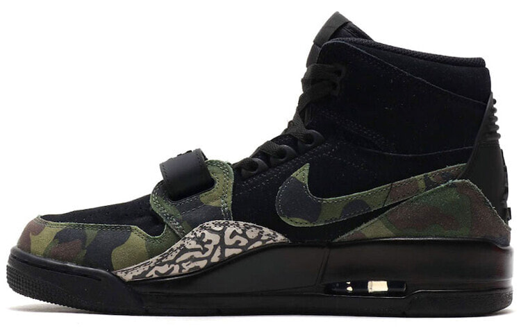 Jordan Legacy 312 don c 高帮 复古篮球鞋 男款 黑迷彩 / Кроссовки Jordan Legacy 312 don c AV3922-003