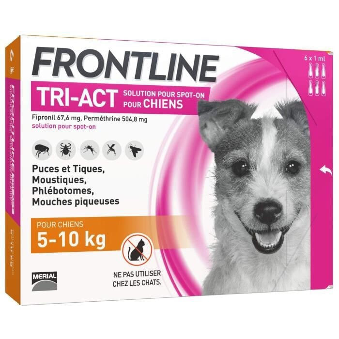 FRONTLINE TRI-ACT 5-10 кг - 6 пипеток