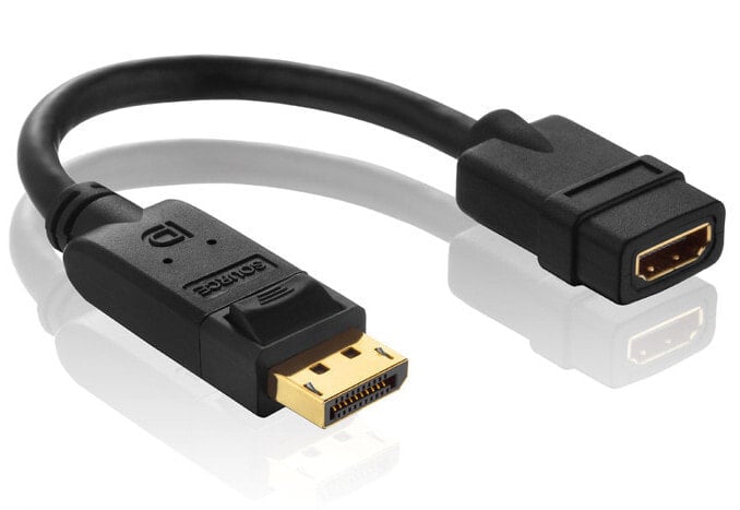 PureLink PureInstall PI155 DisplayPort Male HDMI Type A Female Черный