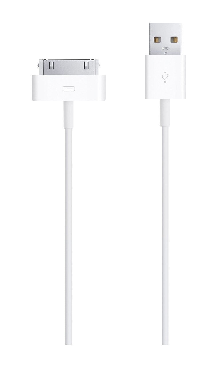 Адаптер Белый  Apple MA591G/C  Белый USB A Apple 30-pin 1 m