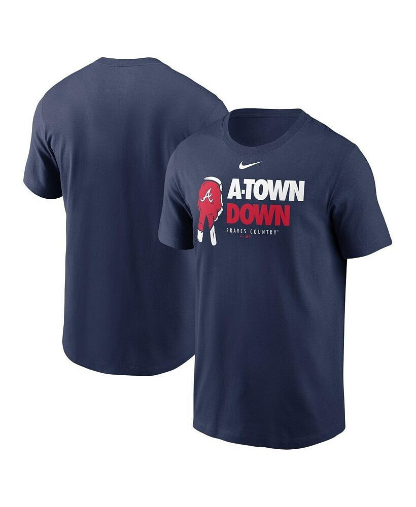 Nike men's Navy Atlanta Braves A-Town Down Local Team T-shirt