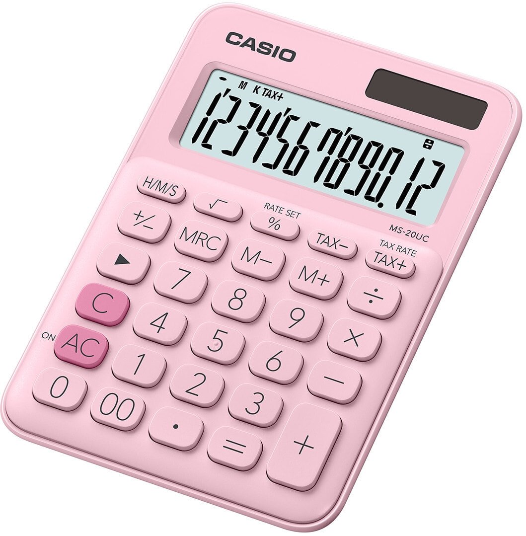 Casio MS-20UC-PK калькулятор Настольный Базовый Розовый