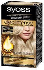 Syoss Oleo Intense Permanent Oil Color No. 10-50 Безаммиачная масляная краска для волос, оттенок пепельный блондин