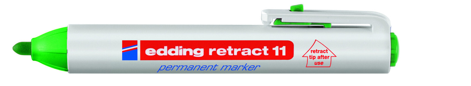 Edding Retract 11 Permanent Marker Green (10) перманентная маркер 4161004