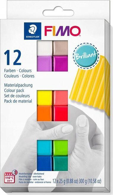 Fimo Thermosetting mass modeling clay a set of 12 colors