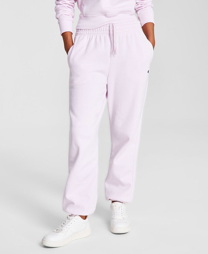 Champion women's Powerblend Fleece Oversized Boyfriend Sweatpants