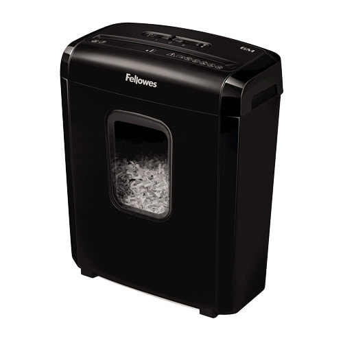 Fellowes Powershred 6M измельчитель бумаги Микро-поперечная резка Черный 4631101