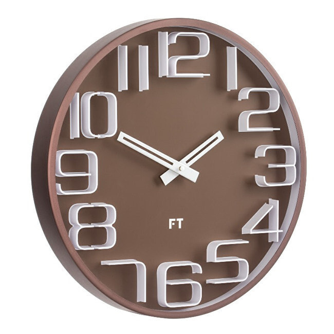 Настенные часы Future Time Numbers FT8010BR