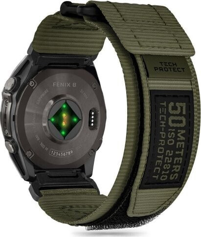 Tech-Protect TECH-PROTECT SCOUT PRO GARMIN FENIX 5 / 6 / 6 PRO / 7 / 8 (47 MM) / E MILITARY GREEN