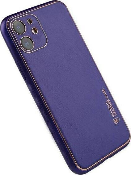 Beline Beline Etui Leather Case iPhone 12 purpurowy/purple