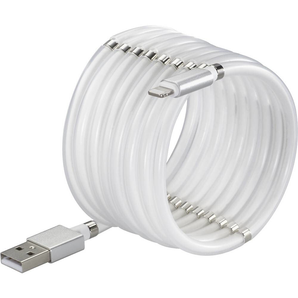 TO-6897012 - 1 m - Lightning - USB A - Male - Male - White