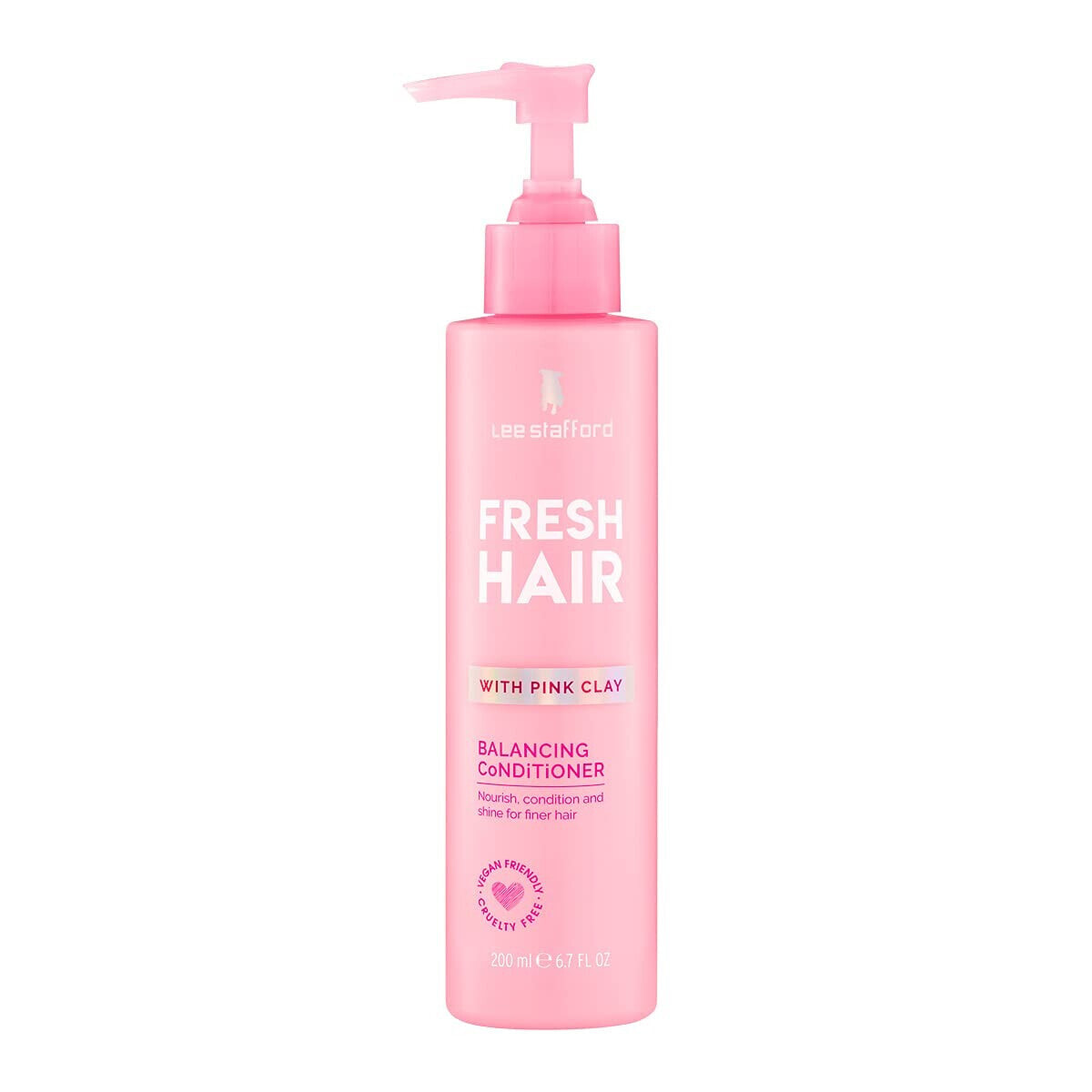 Lee Stafford Fresh Hair Balancing Conditioner Питательный балансирующий кондиционер для волос с розовой глиной 200 мл