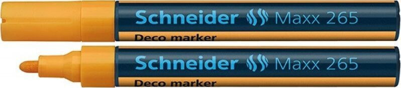 Набор фломастеров для рисования Schneider Marker Kredowy Maxx 265 Deco, Pomarańczowy