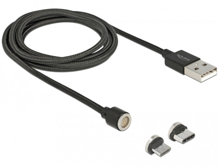 DeLOCK 85723 USB кабель 1,1 m 2.0 USB A USB C/Micro-USB B Черный