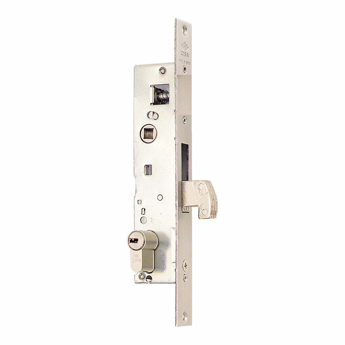 Mortise lock Cisa L4140.20.0 Vertical European Steel Stainless steel